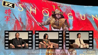 Highlights from Shōgun FX FYC Emmy screening featuring Anna Sawai Hiroyuki Sanada shogun [upl. by Osric]