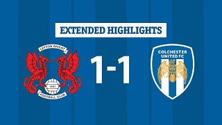 Extended Highlights  Leyton Orient 11 Colchester United [upl. by Jordanson320]