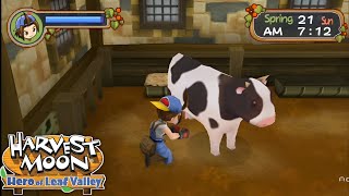 Susu Murni Nasional  Harvest Moon Hero Of Leaf Valley Spring 21 [upl. by Attenauqa]