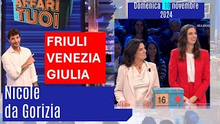 Affari tuoi di domenica 10 novembre 2024 con il Friuli Venezia Giulia I pacchi aperti in ordine [upl. by Aisitel]