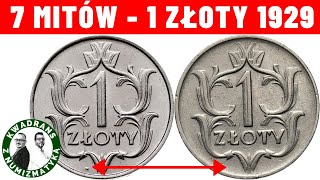 1 złoty 1929 BEZ znaku mennicy 7 mitów i ciekawostek [upl. by Bonnice]