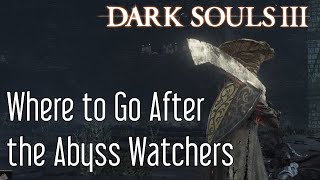 Where to Go After the Abyss Watchers in Dark Souls 3 [upl. by Aisetra]