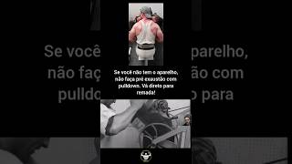 SE VOCÊ NÃO TEM UMA APARELHO PULLOVER NÃO FAÇA PRÉ EXAUSTÃO massamuscular musculação fitness [upl. by Ialohcin675]