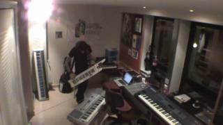 Requested Covers  Dragonforce  Reasons to Live Keytar Solo [upl. by Oilenroc233]