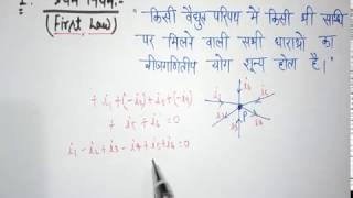 Kirchhoffs law in hindi [upl. by Dalila]