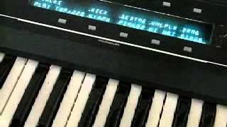 Ensoniq esq1 8 track sequencer [upl. by Aala]