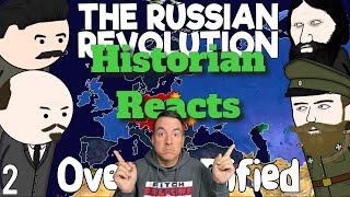 The Russian Revolution Part 2  Oversimplified  Historian Reaction [upl. by Leanne774]