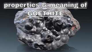 Goethite Meaning Benefits and Spiritual Properties [upl. by Rao]