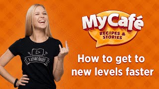 My Cafe How to get to new levels fast Lets play [upl. by Ailemak]