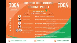 Thyroid Ultrasound course Part 1 25042021  IDEA Clinics [upl. by Base88]