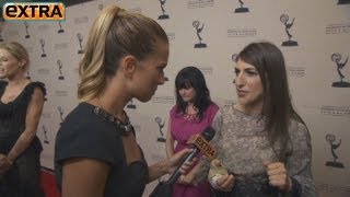 Mayim Bialik on Hand Injury Its Brutal [upl. by Llatsyrk]