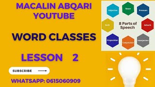 AfSomaali ku baro Eight part speech  lesson 2 [upl. by Ecart432]