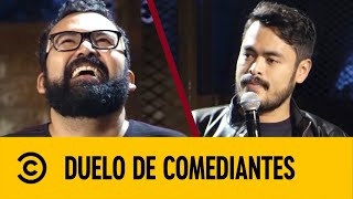 Hugo El Cojo VS Álex Salazar El Chaparro  Duelo De Comediantes  Comedy Central LA [upl. by Erised]