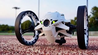 Parrot Jumping Sumo Minidrone Unboxing and Review [upl. by Adelind808]