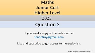 2023 JC HL Question 3 [upl. by Nylicaj]