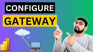 How to configure Gateway Connection in Power BI Service [upl. by Enyrb]