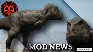 TROPEOGNATHUSCERATOSAURUS AND MORE  PATH OF TITANS  MOD NEWS [upl. by Grega]