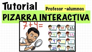 PIZARRA INTERACTIVA  DIGITAL para zoom meet teams para profesores y para alumnos Whiteboard [upl. by Nirok]