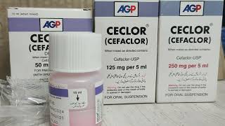 Ceclor Drops  Ceclor suspension 125ml  250ml  cefaclor antibioticsrespiratorydisease [upl. by Chaddy]