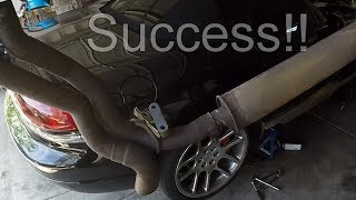 How to install a catback exhaust system on an SRT10 Dodge Viper [upl. by Nahsaj]