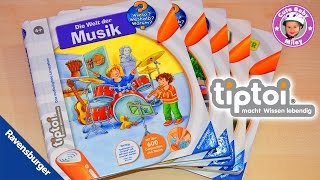 Tiptoi Buch Ravensburger Die Welt der Musik Wieso Weshalb Warum [upl. by Skeie683]