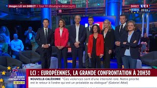 Suivez La Grande Confrontation entre les huit principales têtes de liste aux élections européenne [upl. by Aikemal12]