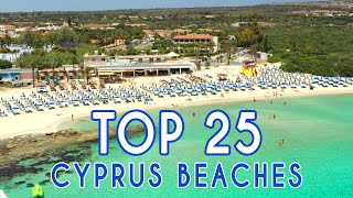 The 25 Best Beaches in Cyprus  Find Out the Nearest Beach to Your Hotel [upl. by Ikilisav]