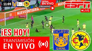 Tigres vs América EN VIVO🔴 donde ver y a qué hora juega Tigres vs América Femenil LA GRAN FINAL 2023 [upl. by Rockie]