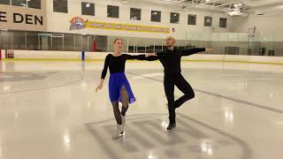 PreSilver European Waltz Ice Dance Test 2021 [upl. by Sterling]