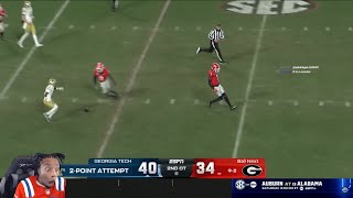 FlightReacts Georgia Tech vs 7 Georgia  2024 College Football Week 14 Highlights [upl. by Odlavu661]