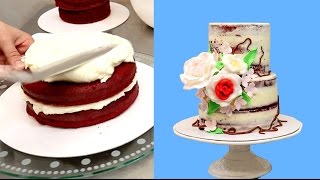 How To Decorate a Red Velvet Cake by Cakes StepbyStep [upl. by Alviani]