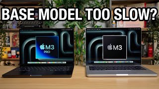 M3 MacBook Pro VS M3 PRO [upl. by Akeemaj]