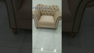 How to Make chesterfield Sofa sofaposhish sofaupholstery sofarepair furniture youtubeshorts [upl. by Adnahsal]