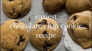 easy chocolate chip cookie recipe [upl. by Tebazile]