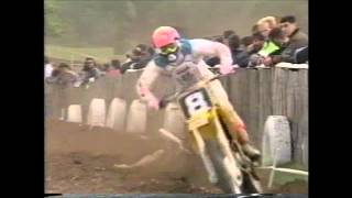 1991 World 125 Motocross Championship rd 7 Hatherton Great Britain [upl. by Meihar]