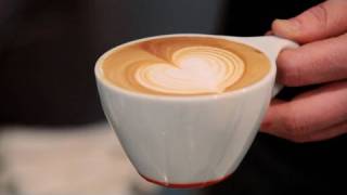 How to Make a Latte Art Heart  Perfect Coffee [upl. by Ganiats252]