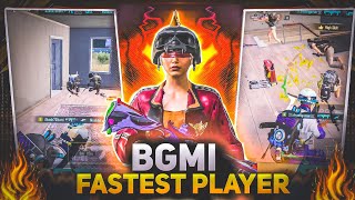 BGMI FASTEST PLAYER ❤️‍🔥BGMI HIGH FPS GAMEPLAY BGMI MONTAGE HIGHLIGHTS [upl. by Jen]