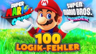 Die 100 dümmsten LOGIKFEHLER in Super Mario SPIELEN [upl. by Acinorrev]