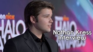 Nathan Kress Talks iCarly Series Finale At 2012 Teen Nick HALO Awards [upl. by Wsan]