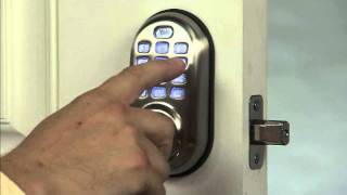 Yale Real Living Push Button Deadbolt Programming  Master PIN Code Setting 14 [upl. by Eniron554]