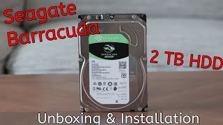 Seagate Barracuda Unboxing amp Installation  Corsair Vengeance a7200 [upl. by Adnav]