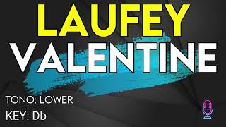 Laufey  Valentine  Karaoke Instrumental  Lower [upl. by Kolnos]