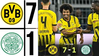 Borussia Dortmund vs Celtic 71  BVB celtic Highlights  UEFA Champions League 2024 [upl. by Yliak]