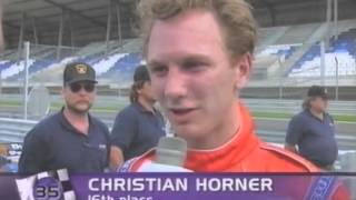 Compilation of interviews Christian Horner from 1997 F3000 Season Review [upl. by Airotnes]