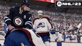 NHL 23 BE A PRO 18 PLAYOFF ELIMINATION GAME [upl. by Smallman]