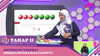 Tahap II 2022  Matematik Tahun 5 Nisbah Antara Dua Kuantiti [upl. by Burta822]