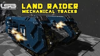 Space Engineers  Land Raider Space Marine  Warhammer 40k [upl. by Moguel83]