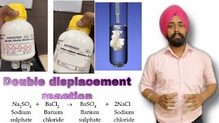 Double displacement reaction  Barium Chloride and Sodium Sulphate [upl. by Chae]