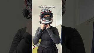 Tutorial menggunakan balaclava  lunas yak cbr250rr riding motovlog balaclava [upl. by Boorer807]