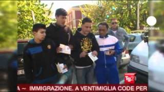 Immigrazione tensioni al confine italofrancese [upl. by Avevoneg]